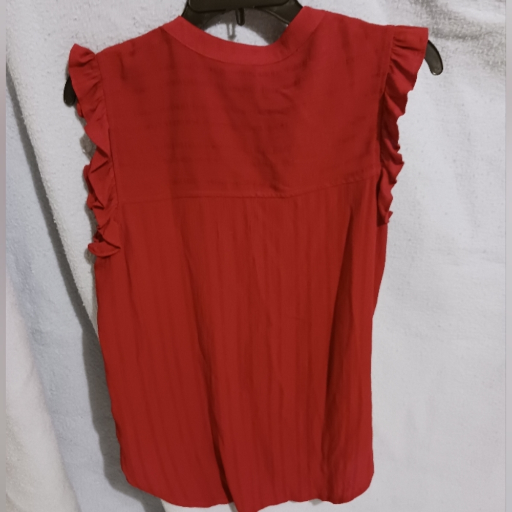 Universal Thread Red Ruffle Tank - Picture 5 of 5